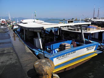 Estrela da Ilha, transporte para Saco do Céu e ens. das Estrelas - Ilha Grande