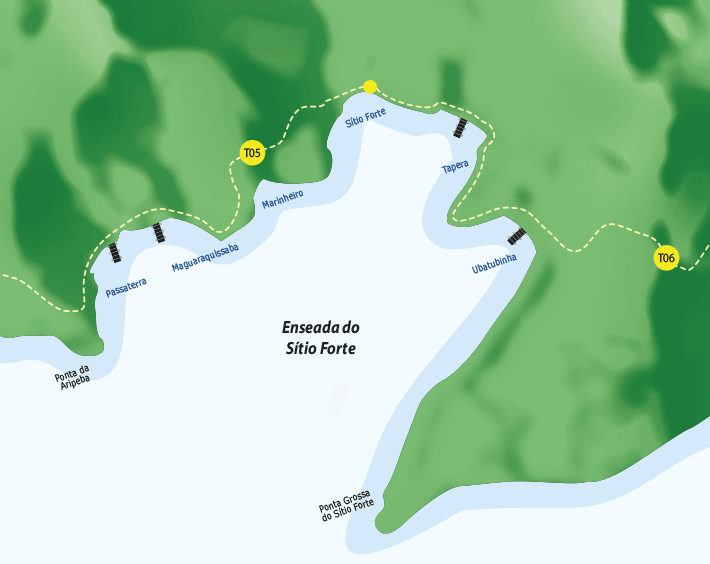 Praia do Marinheiro - Enseada do Sítio Forte - Ilha Grande