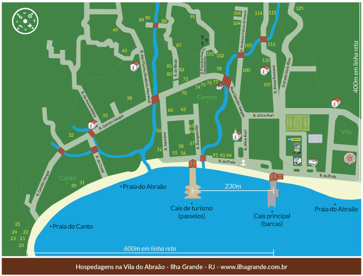 Abrir mapa em PDF tamanho A4 para impressão - posição de campings.