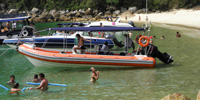 Passeios de lancha na Ilha Grande Natiga
