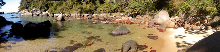 Panoramica da Praia do Jurubá - Ilha Grande