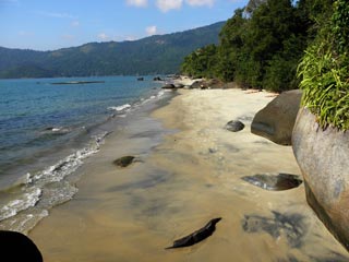 Praia Preta - Enseada do Abraão - Ilha Grande