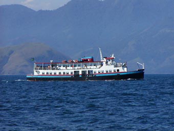 CCR-barcas para Vila do Abraão - Ilha Grande.