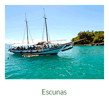 Passeios de escuna - Ilha Grande - RJ