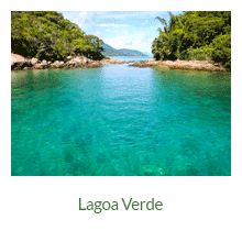 Lagoa Verde - atrativos naturais - Ilha Grande - RJ