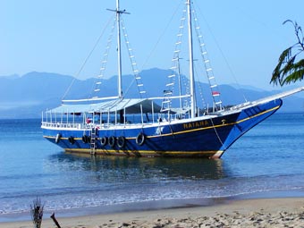 Escuna para Ilha Grande.