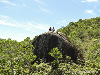 A magestosa pedra do Mirante da Parnaioca