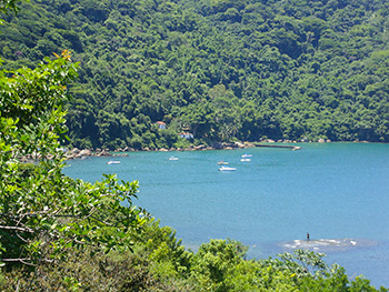 Vista do Mirante da Praia Preta - Abraão - Ilha Grande - RJ