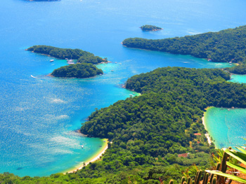 Vista do Mirante da Lagoa Azul