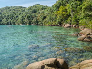 E assim são as águas próximas a Praia da Itaoquinha